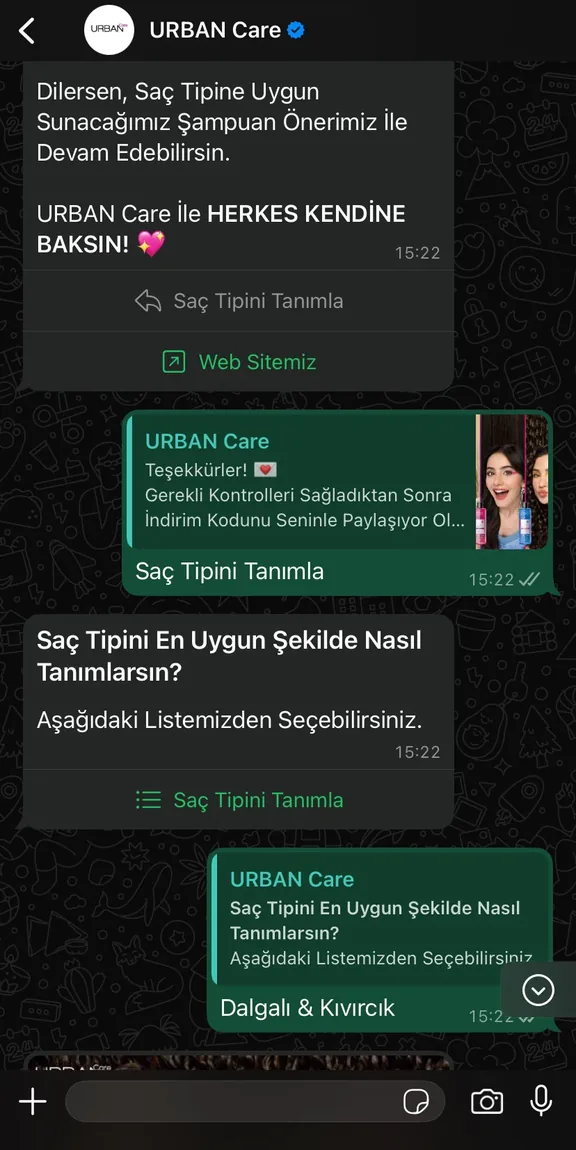 URBAN Care hair type quiz
