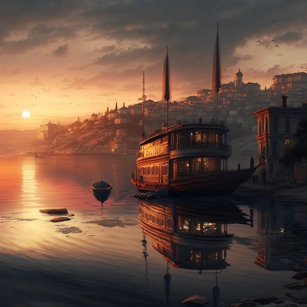 Finnic Bullet Istanbul sunset hyperrealistic f5b637ff a957 4867 9f0f 82809efb0385