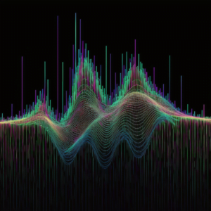 Stokewell PSR B191921 radio waves bright uneven lines rising an da550790 dc96 42bf 9629 c0c76741352c