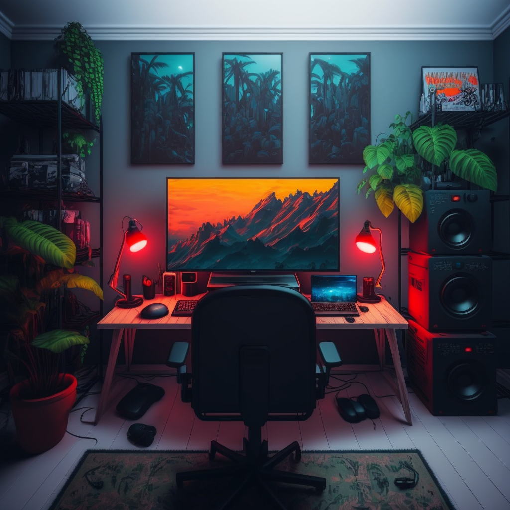 evanderq94 make this room into a red gaming setup with a flat 278836c8 111a 4172 a34b 617beea8f7b8