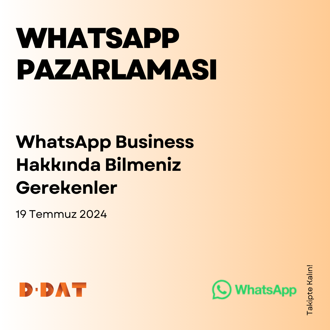 whatsapp business hakkında bilmeniz gerekenler