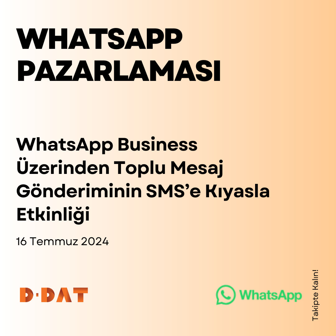 whatsapp business ile mesaj gönderimi